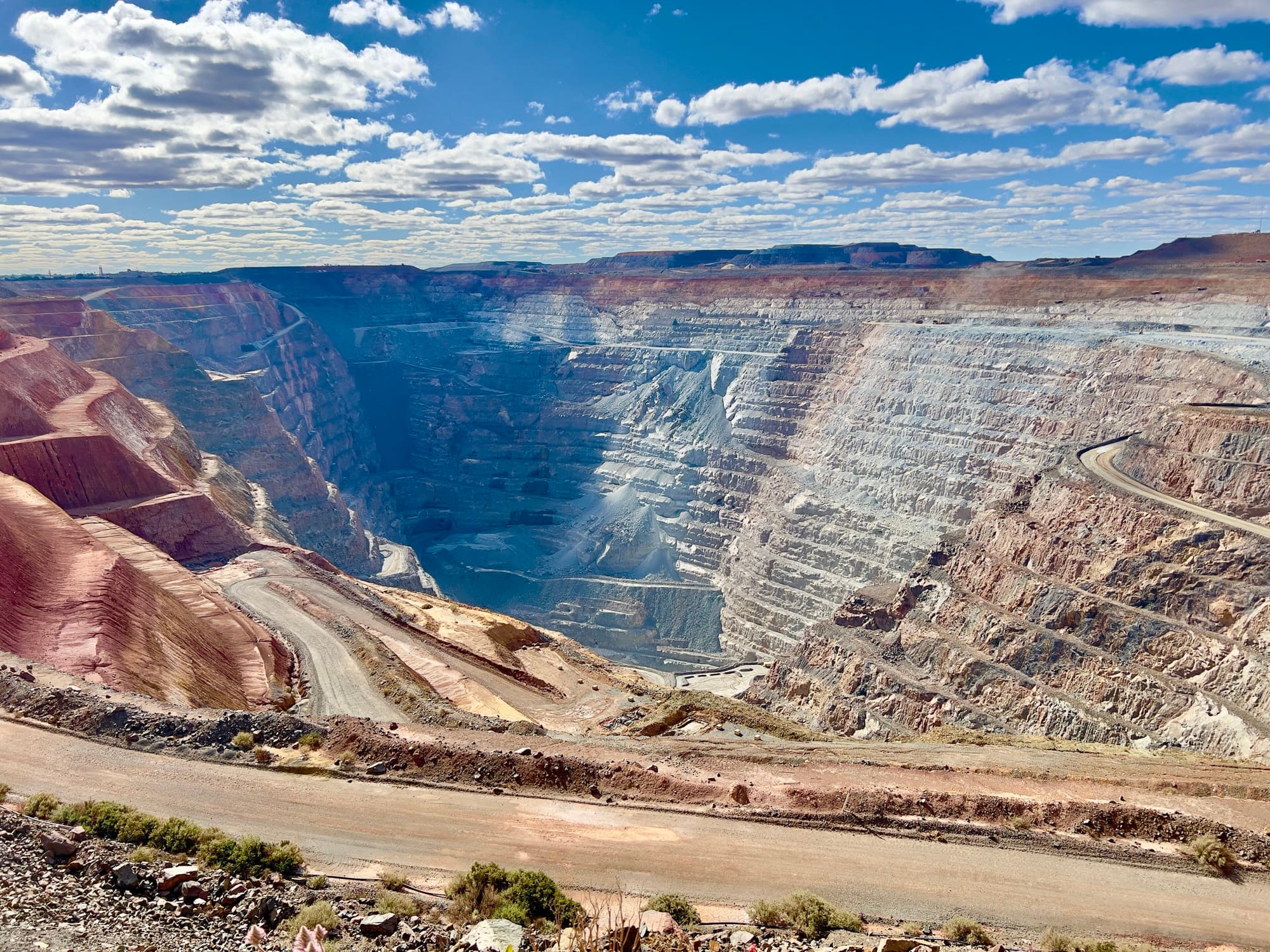 Open-pit gold mine